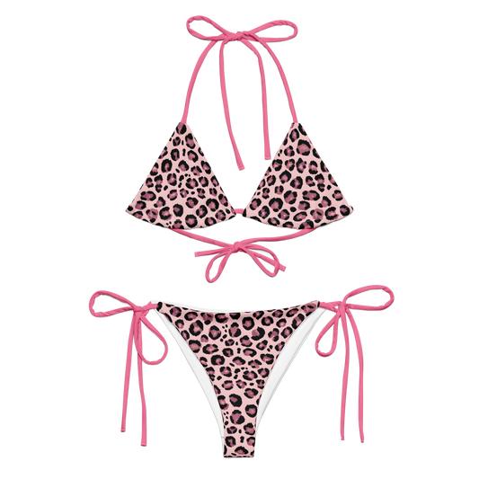 Bikini triángulo manchas rosa